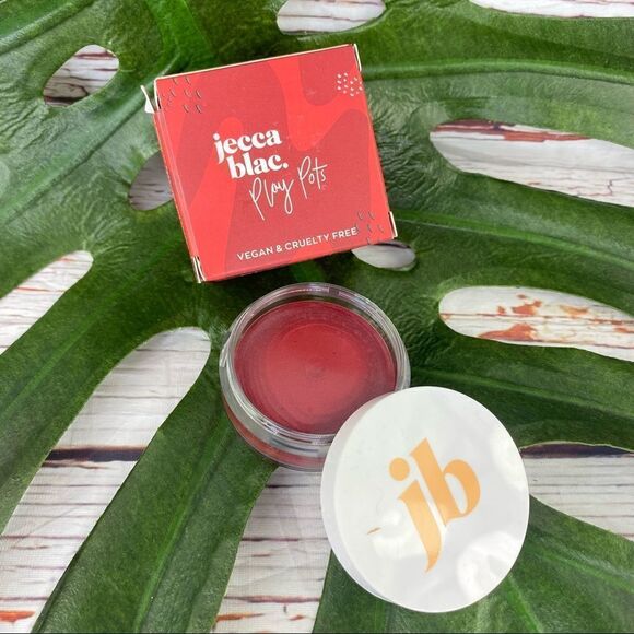 Jecca Blac Play Pots Red Touch Satin Finish Cream Pigment For Eyes Lips Cheeks - Picture 2 of 7